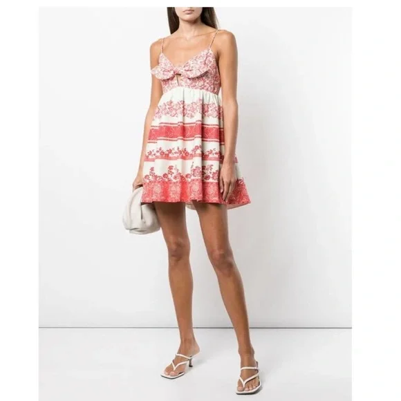 Alice + Olivia Melvina Babydoll Dress - Picture 1 of 8